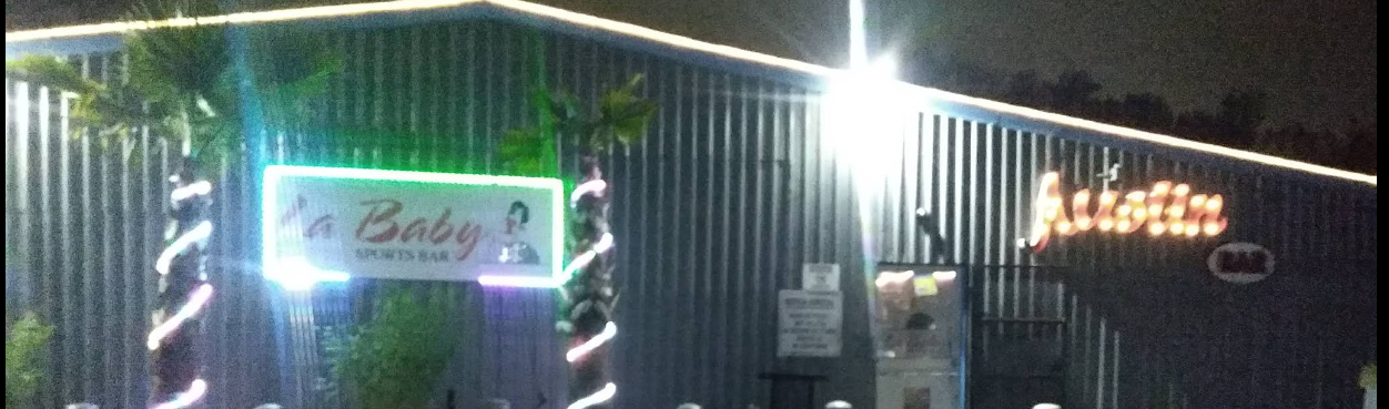 banner for La Baby Bar Strip Club 