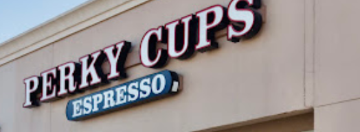Perky Cups banner