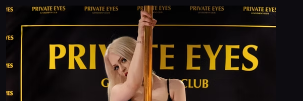 banner for Private Eyes Gentlemen's Club