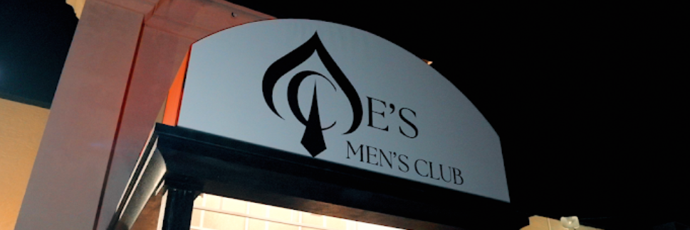 Ace's Men's Club banner