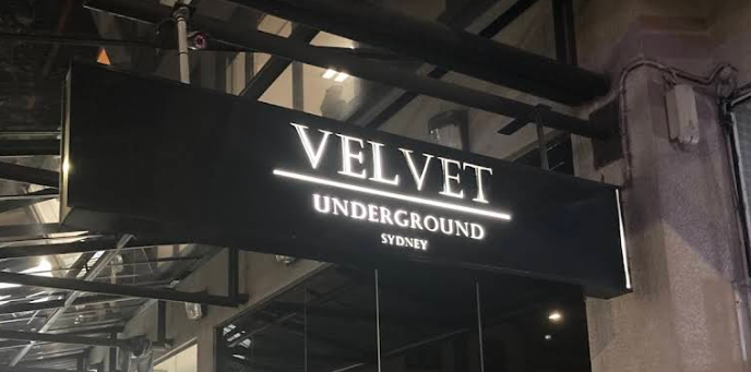 banner for Velvet Underground Sydney