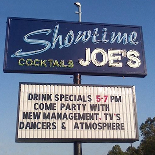 Logo for Showtime Joe's, Springfield
