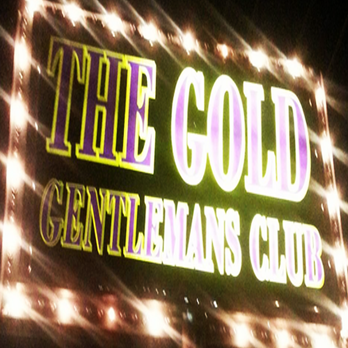 logo for The Gold Gentlemans Club