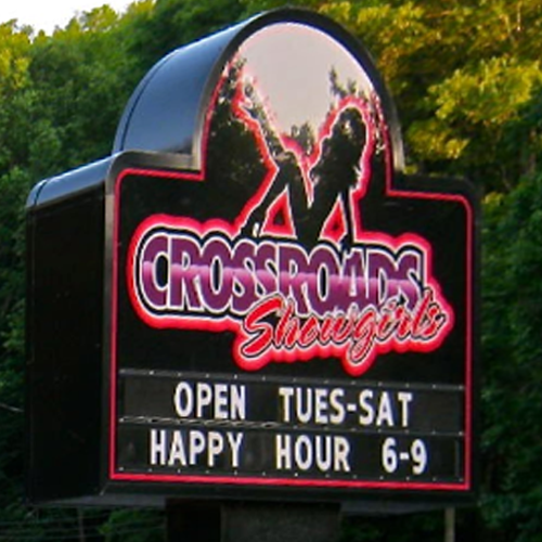 Logo for Crossroads Showgirls Nightclub