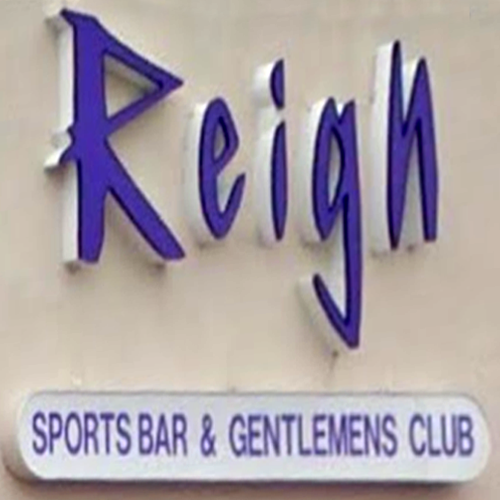 logo for Reign Sports Bar & Gentlemen's Club