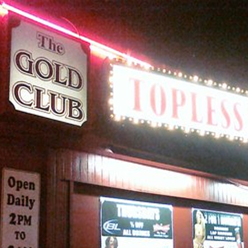 logo for Gold Club Topless