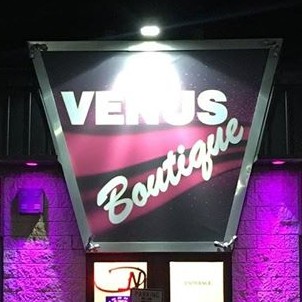 Logo for Venus Video Adult Superstore, Philadelphia