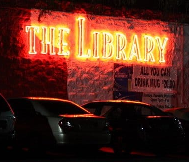 Logo for The Library, Las Vegas