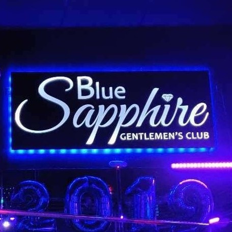 Blue Sapphire Gentlemen's Club logo