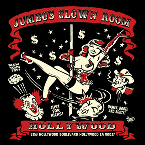 Logo for Jumbo's Clown Room, Los Angeles