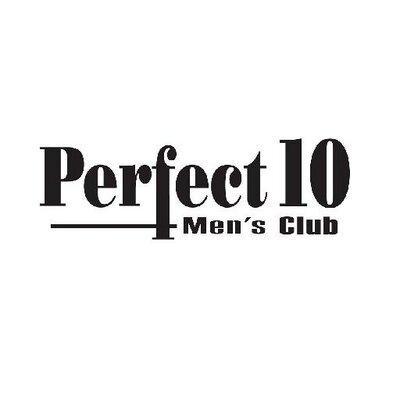 Logo for Perfect 10 Men's Club, Austin