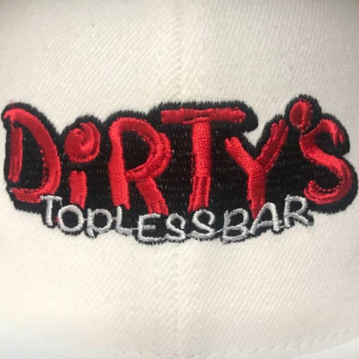 Logo for Dirty's Topless Bar