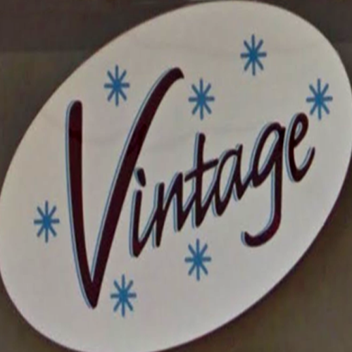 logo for Vintage Industrial Strip Club