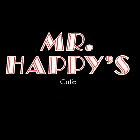 Logo for Mr. Happy's Cafe, Waterbury