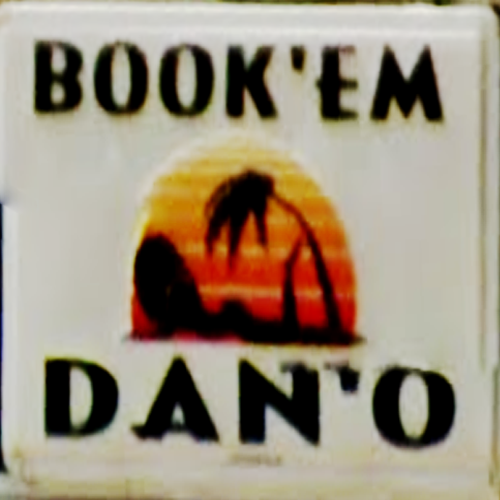 Logo for Book 'Em Dan'O, Denison