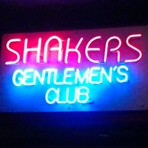 Logo for Shakers Gentlemen's Club