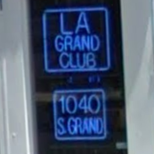 Logo for L. A. Grand Club, Los Angeles
