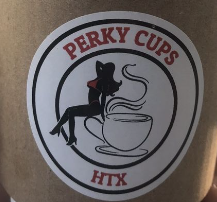 Perky Cups logo