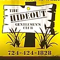 Logo for The Hideout Gentleman's Club, Mt Pleasant