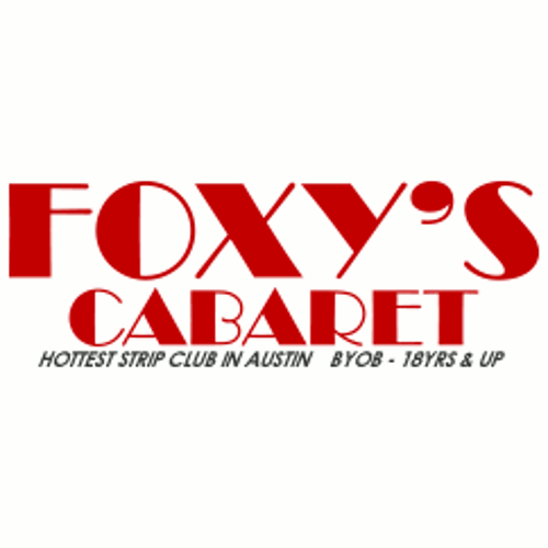Logo for Foxy's Cabaret, Austin