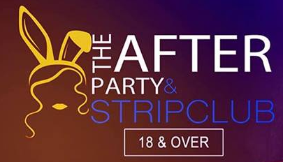 logo for The After Party & Strip Club