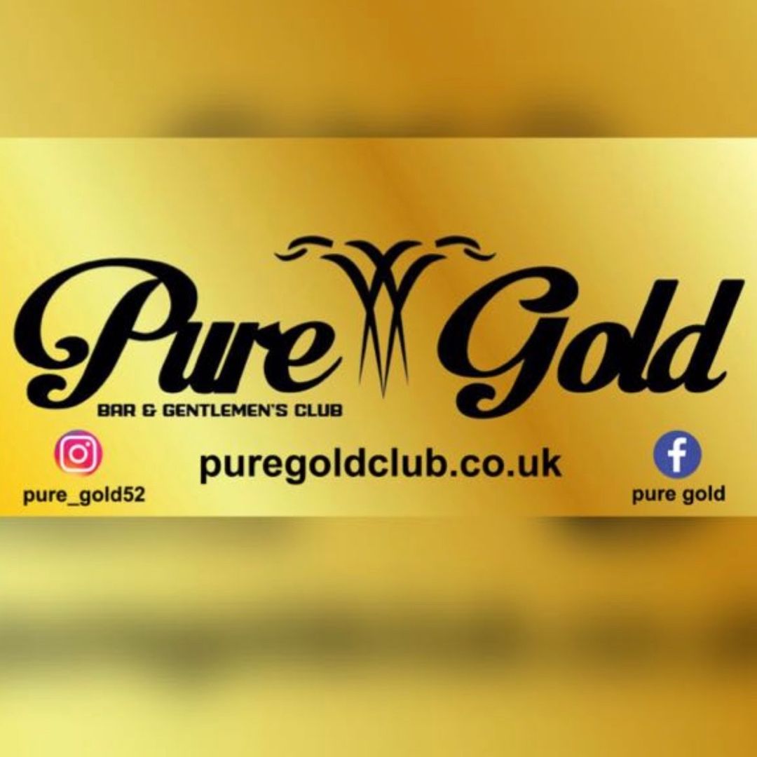 Logo for Pure Gold Bar and Gentlemen's Club