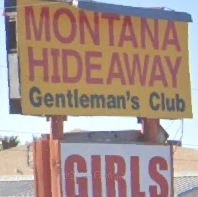 logo for Montana Hideaway Gentlemen's Club