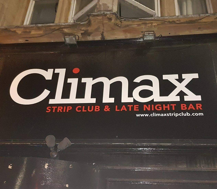 Logo for Climax Strip Club