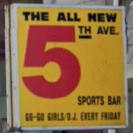 Logo for 5th Ave.  Sports Bar