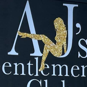 Logo for AJ's Gentleman's Club