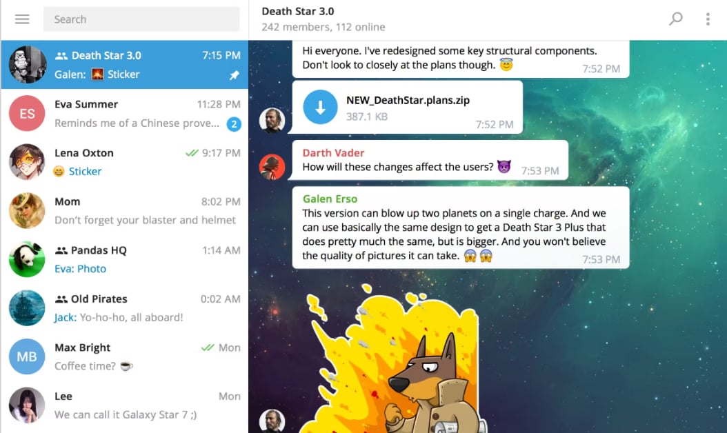 banner for telegramyes